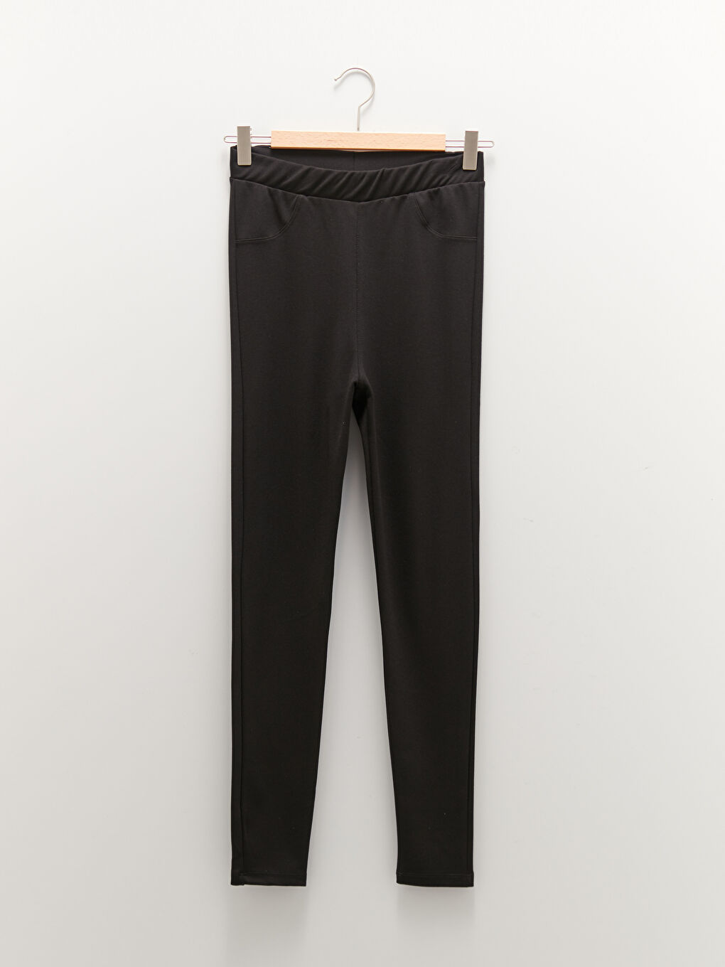 LCW Vision Elastic Waist Straight Pocket Detailed Women's Leggings -W16936Z8-RQN