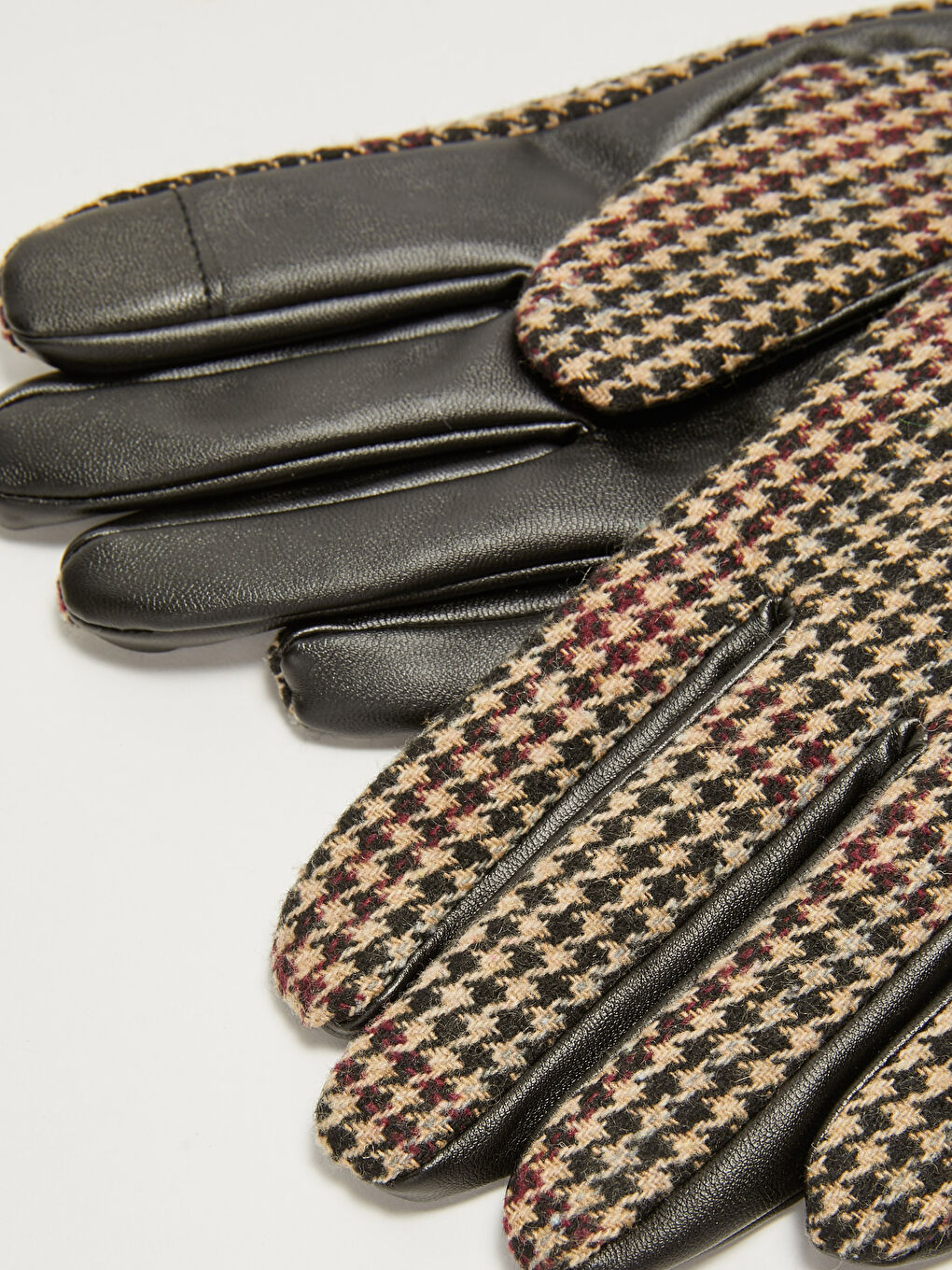 LCW ACCESSORIES Leather Detailed Touch Feature Men's Cachet Gloves -W17002Z8-HEG