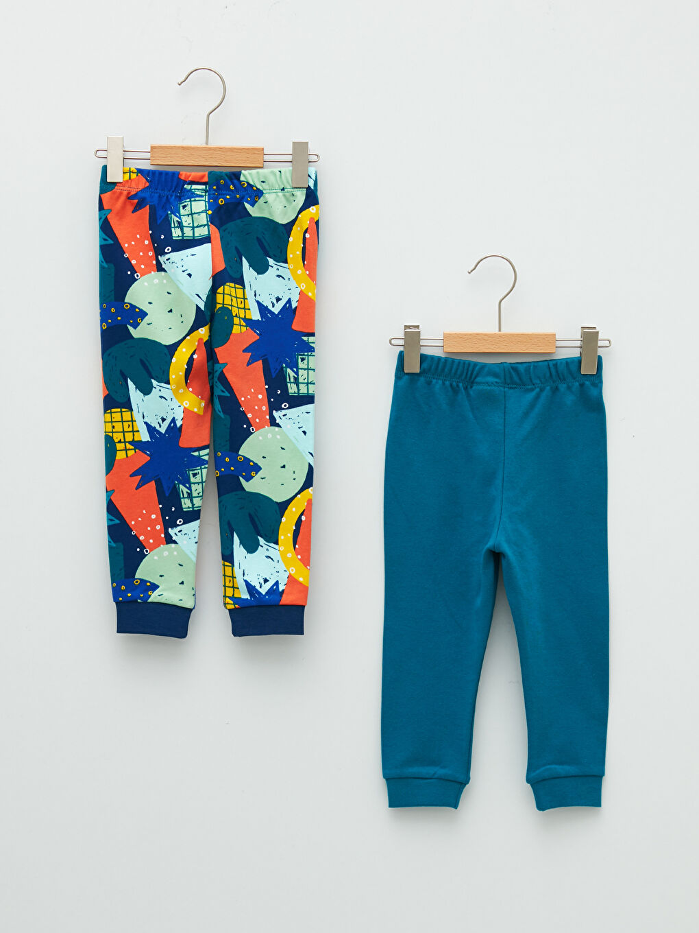 LCW baby Beli Lastikli Erkek Bebek Pijama Alt 2'li -W17082Z1-LSJ