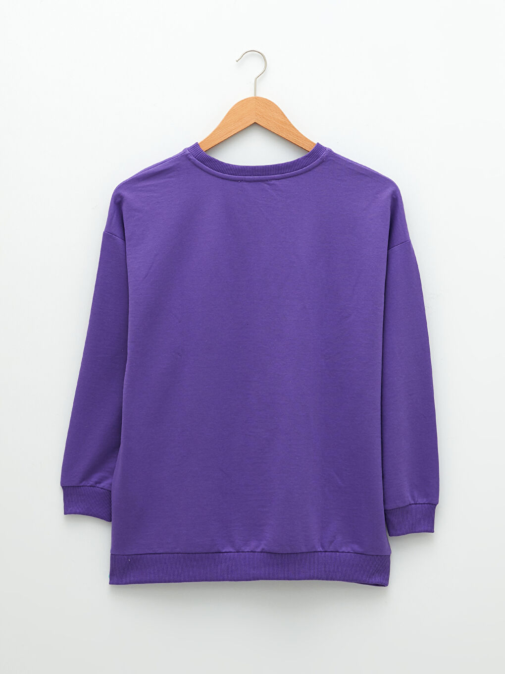 Женская толстовка с круглым вырезом и длинными рукавами с принтом-5