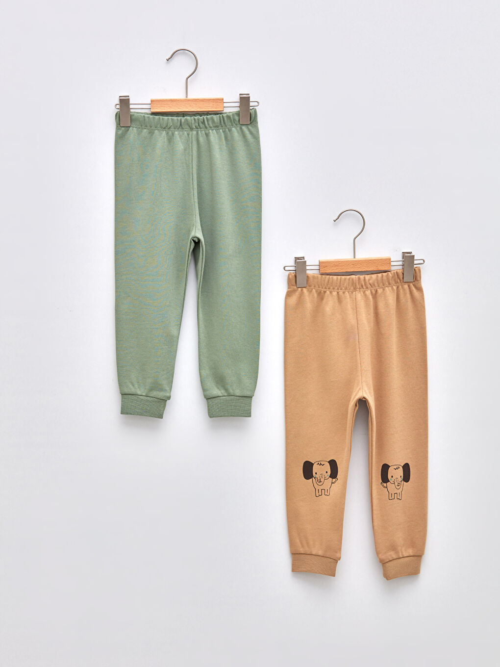 LCW baby Elasticated Waist Baby Boys' Pyjama Bottoms 2 Pack -W17142Z1-RQT