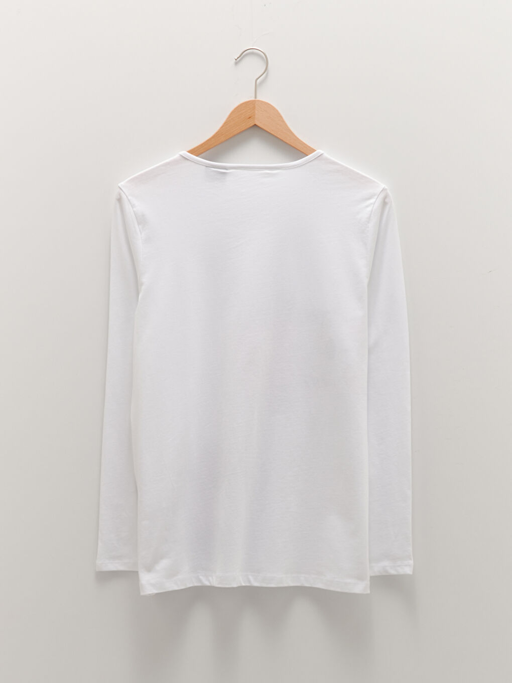 Rundhalsausschnitt Mickey Mouse Bedrucktes Langarm Baumwolle Pyjama-Set für Damen-8