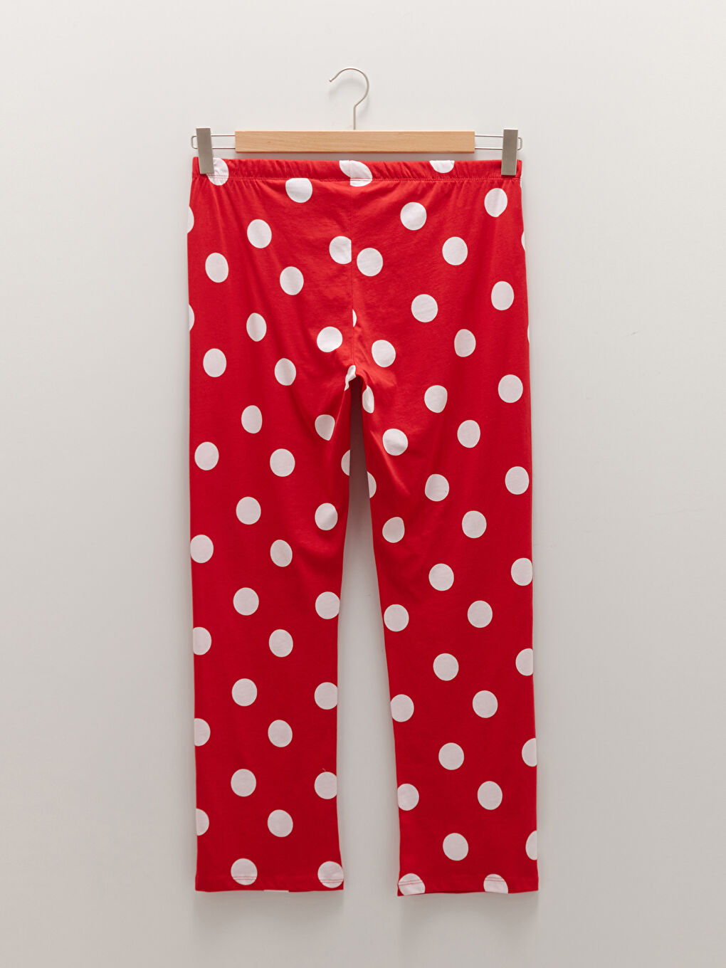 Rundhalsausschnitt Mickey Mouse Bedrucktes Langarm Baumwolle Pyjama-Set für Damen-9