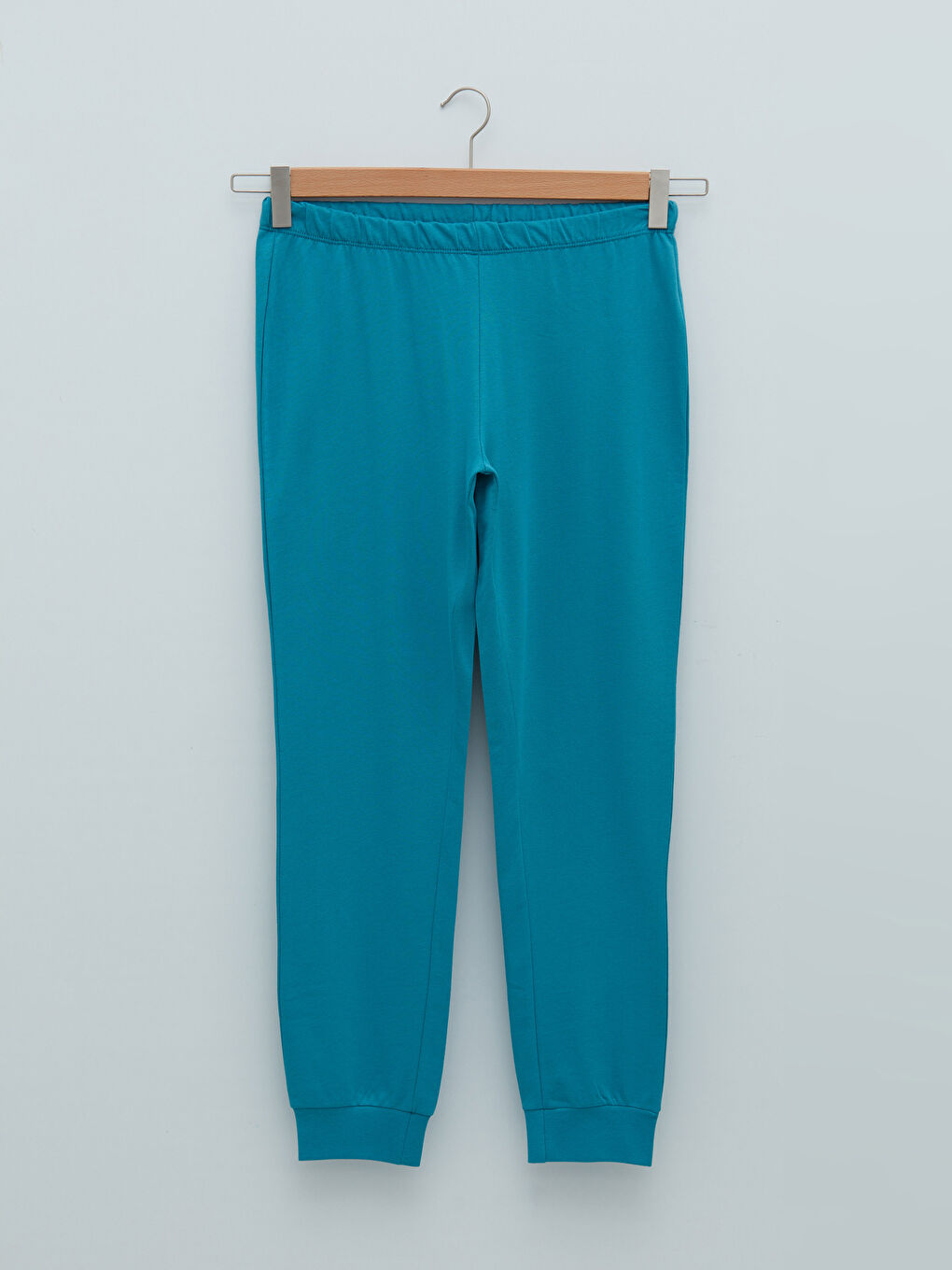 Crew Neck Straight Long Sleeve Cotton Women's Pajamas Set-7