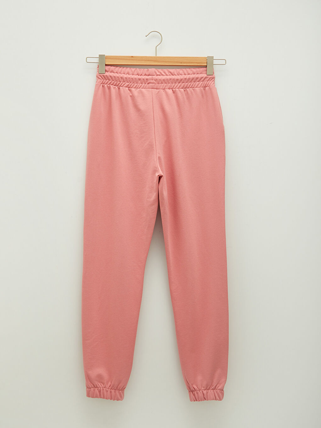 Женские спортивные штаны с эластичной резинкой на талии и карманами-5