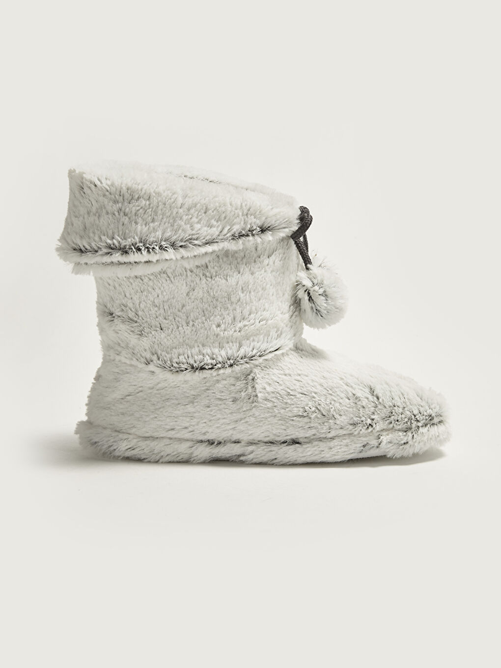LCW STEPS Bottes de Maison en Peluche avec Pompon pour Femmes -W17219Z8-QTV