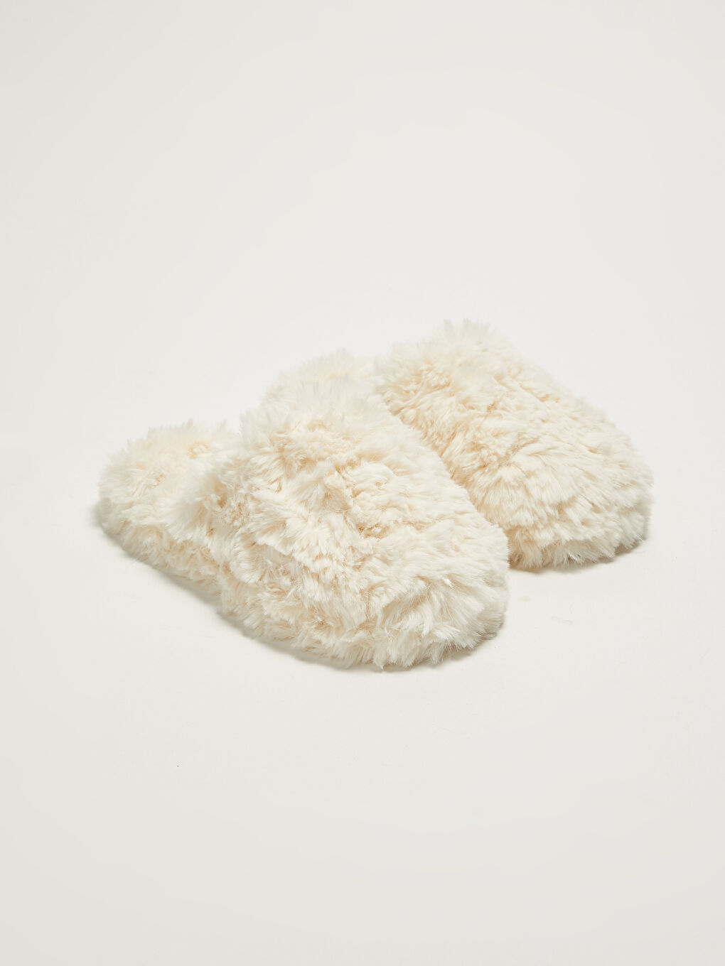 Chaussons d'Intérieur pour Femmes en Peluche à Bout Fermé