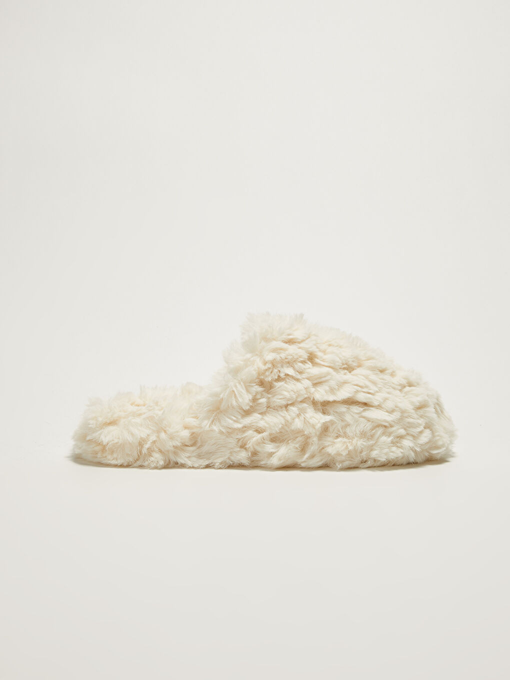 Chaussons d'Intérieur pour Femmes en Peluche à Bout Fermé-1