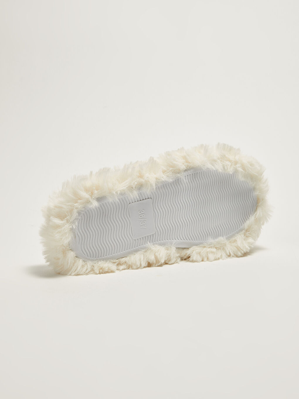 Chaussons d'Intérieur pour Femmes en Peluche à Bout Fermé-4