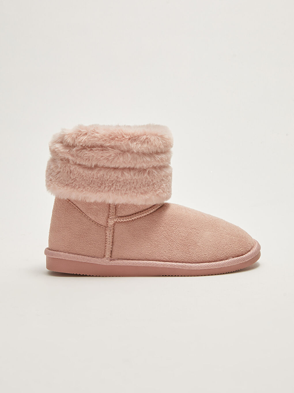 Plush Detailed Women's Boots-1
