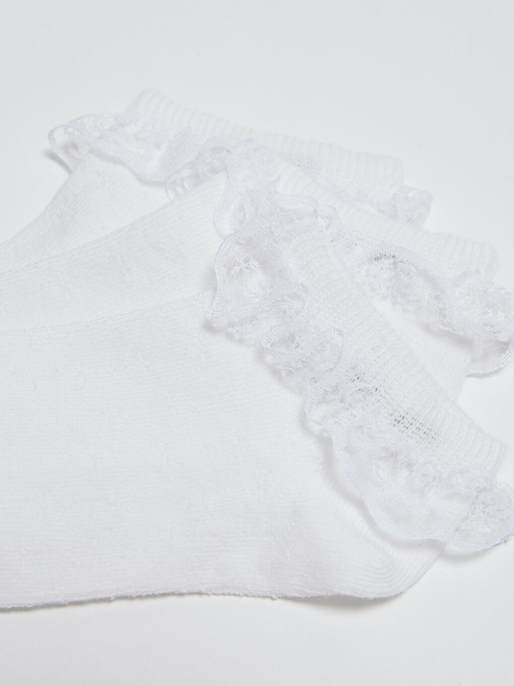 Базовые короткие носки для девочек, комплект из 3-х штук-2