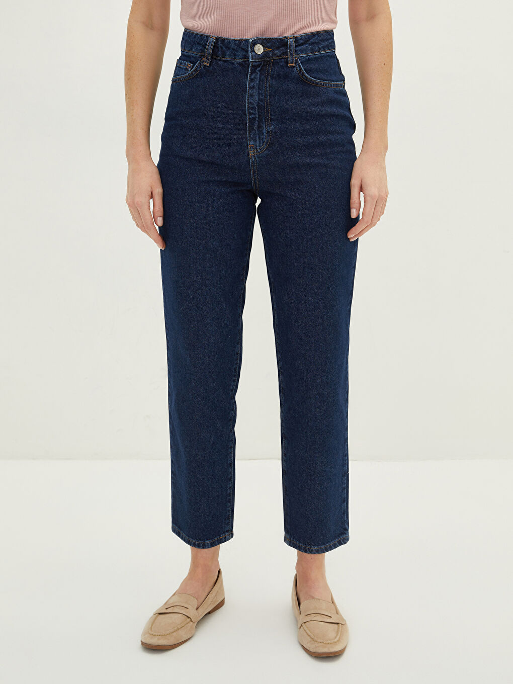 LCW Jeans Hoch taillierte Jeans mit geradem Schnitt für Damen -W17286Z8-309