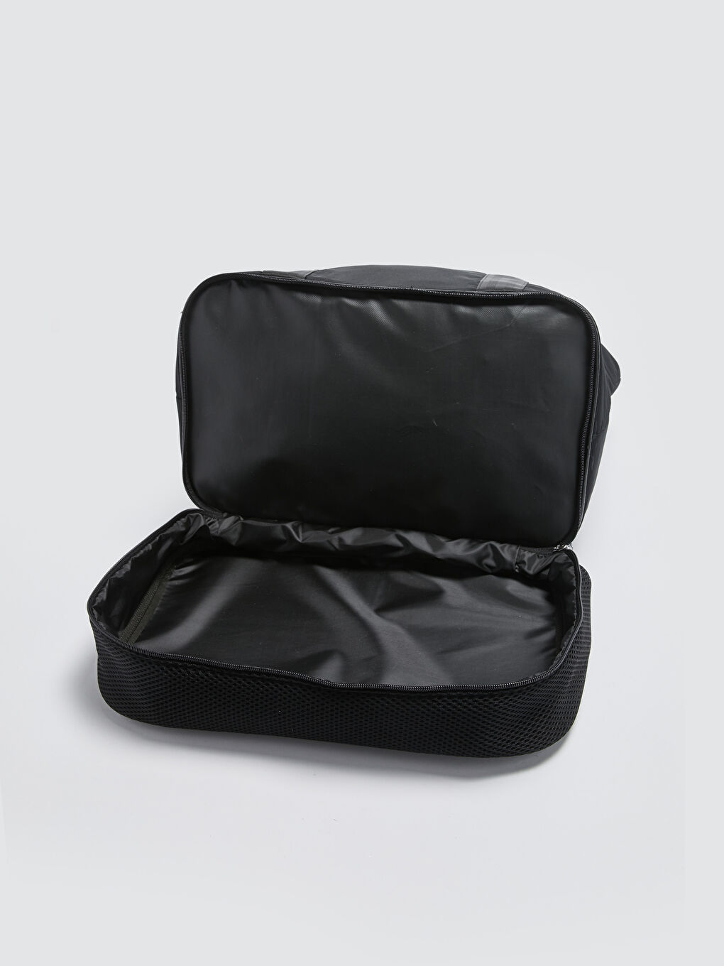 Siyah Paraşüt Kumaş Kadın Aktif Spor Çanta-6