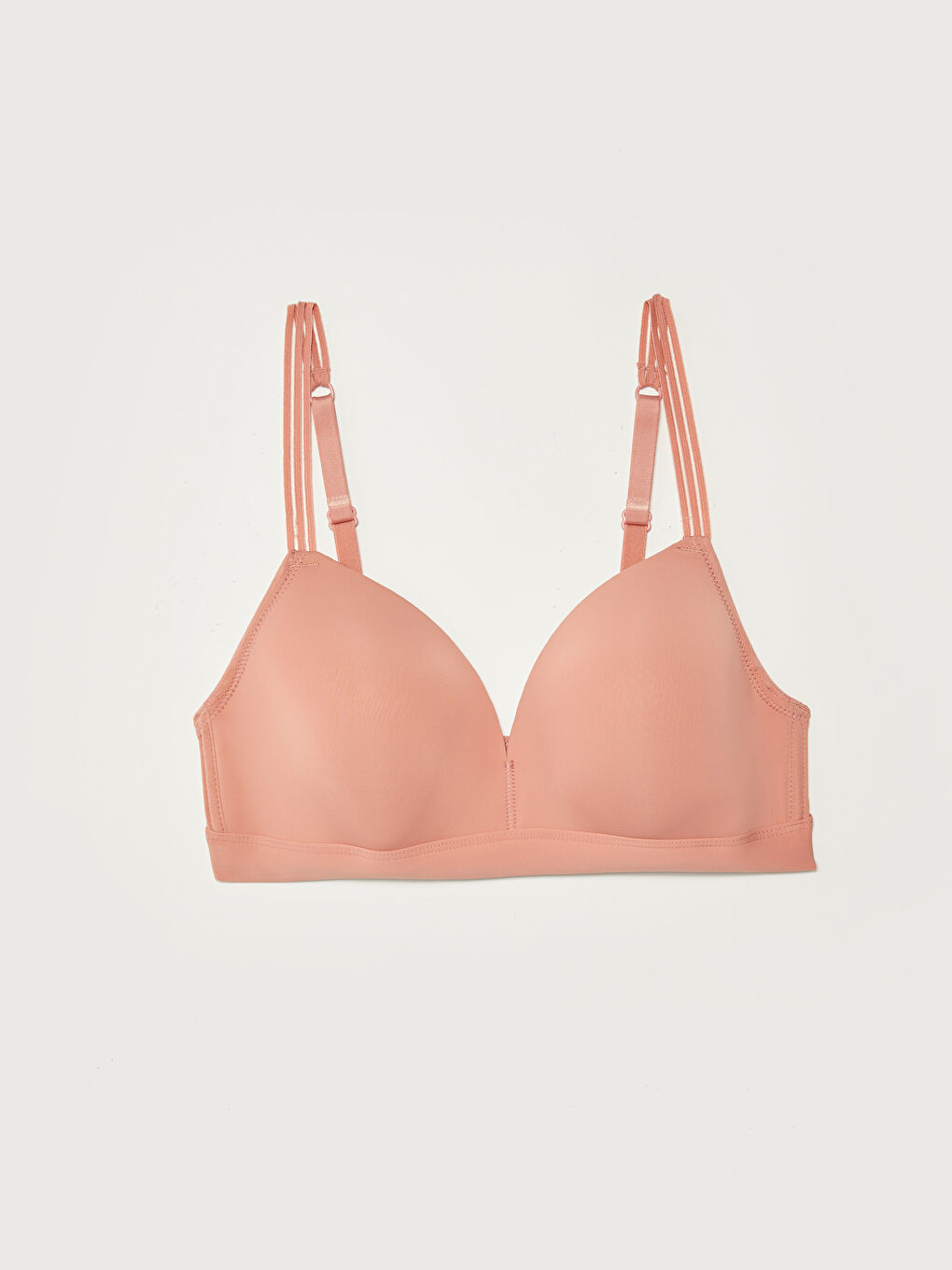 Pembe Dolgusuz Balensiz Düz Sütyen