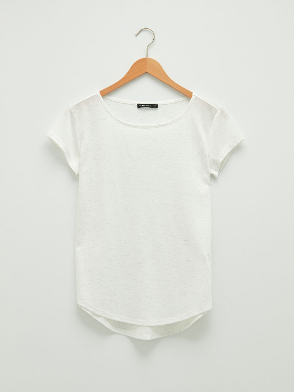 Crew Neck Short Sleeve Women's T-Shirt-5