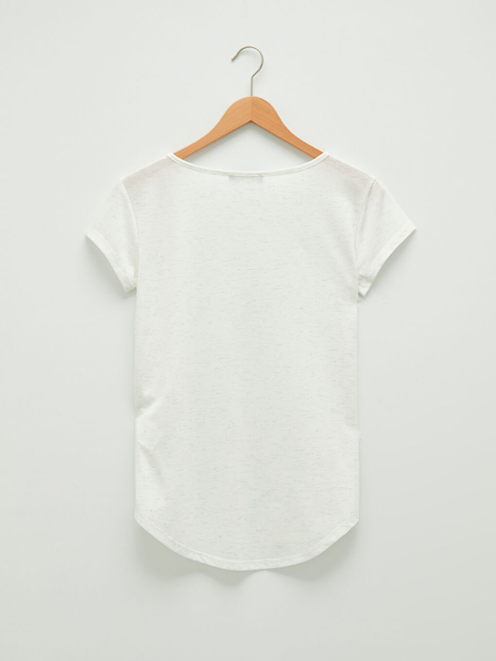 Crew Neck Short Sleeve Women's T-Shirt-6