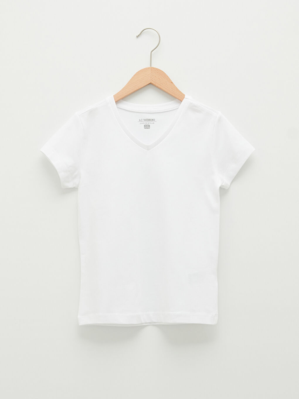 LCW Kids V-Neck Short Sleeve Boy Undershirt -W17310Z4-E5X