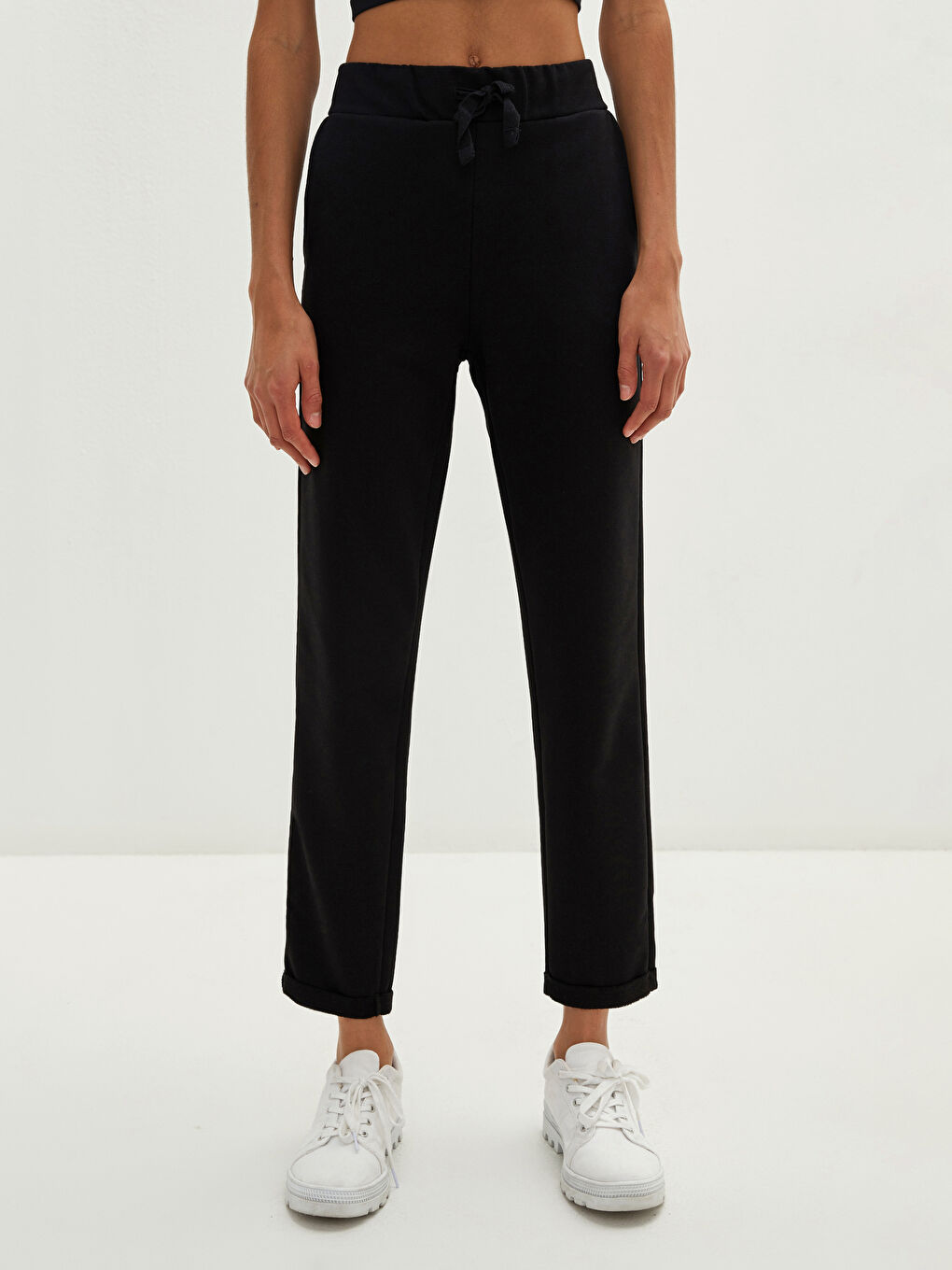 LCW Vision Elastic Waist Regular Pocket Detailed Women's Sweatpants -W17322Z8-CVL