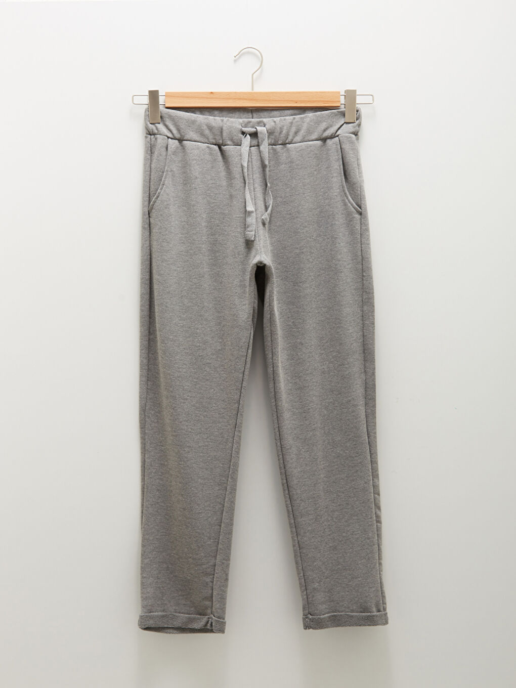 Jogginghose Für Damen Mit Elastischem Bund, Regulärer Passform Und Taschen-5