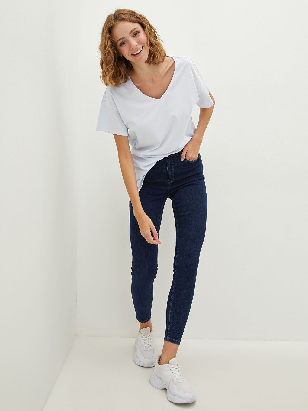 High Waisted Jupiter Super Skinny Fit Women's Jeans-2