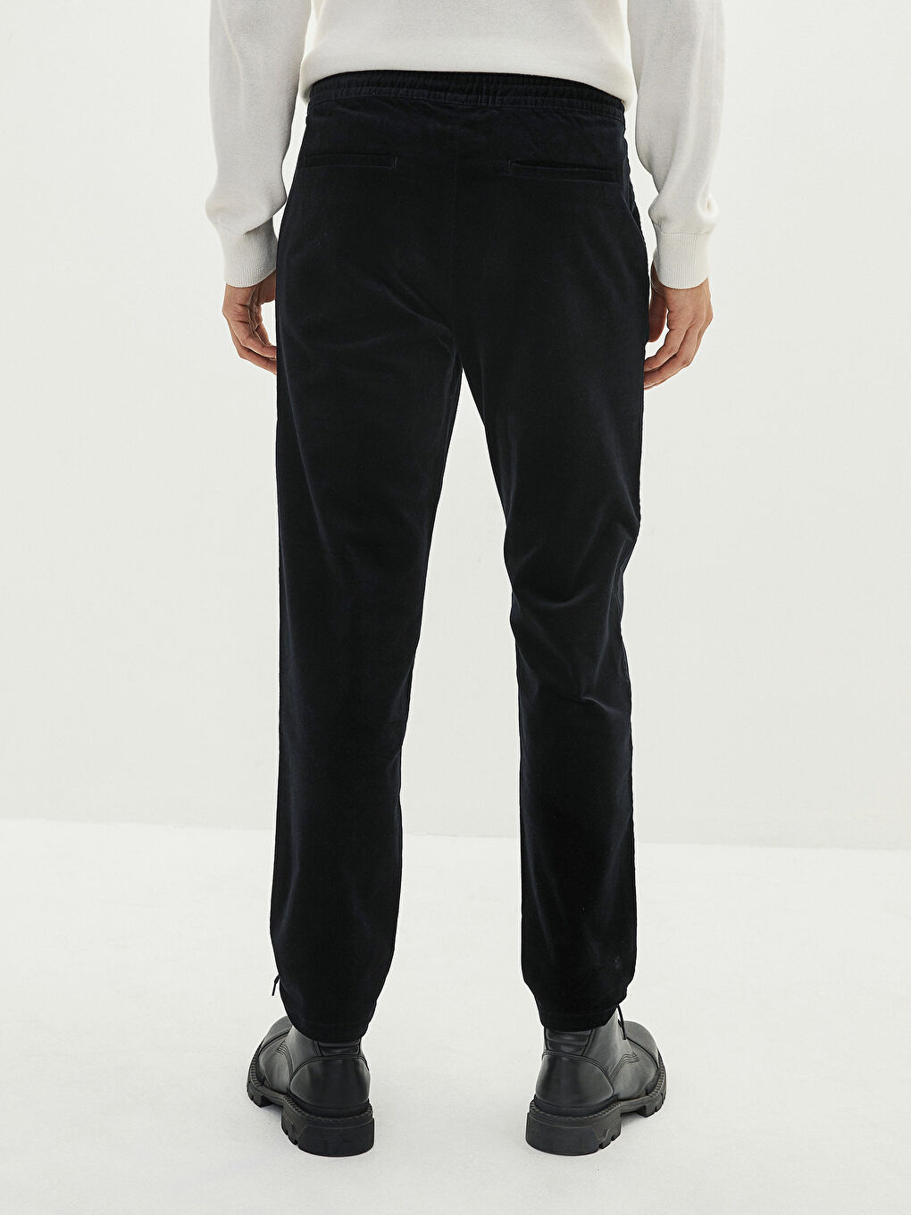 بنطلون قطيفة رفيع تخين للرجال-3