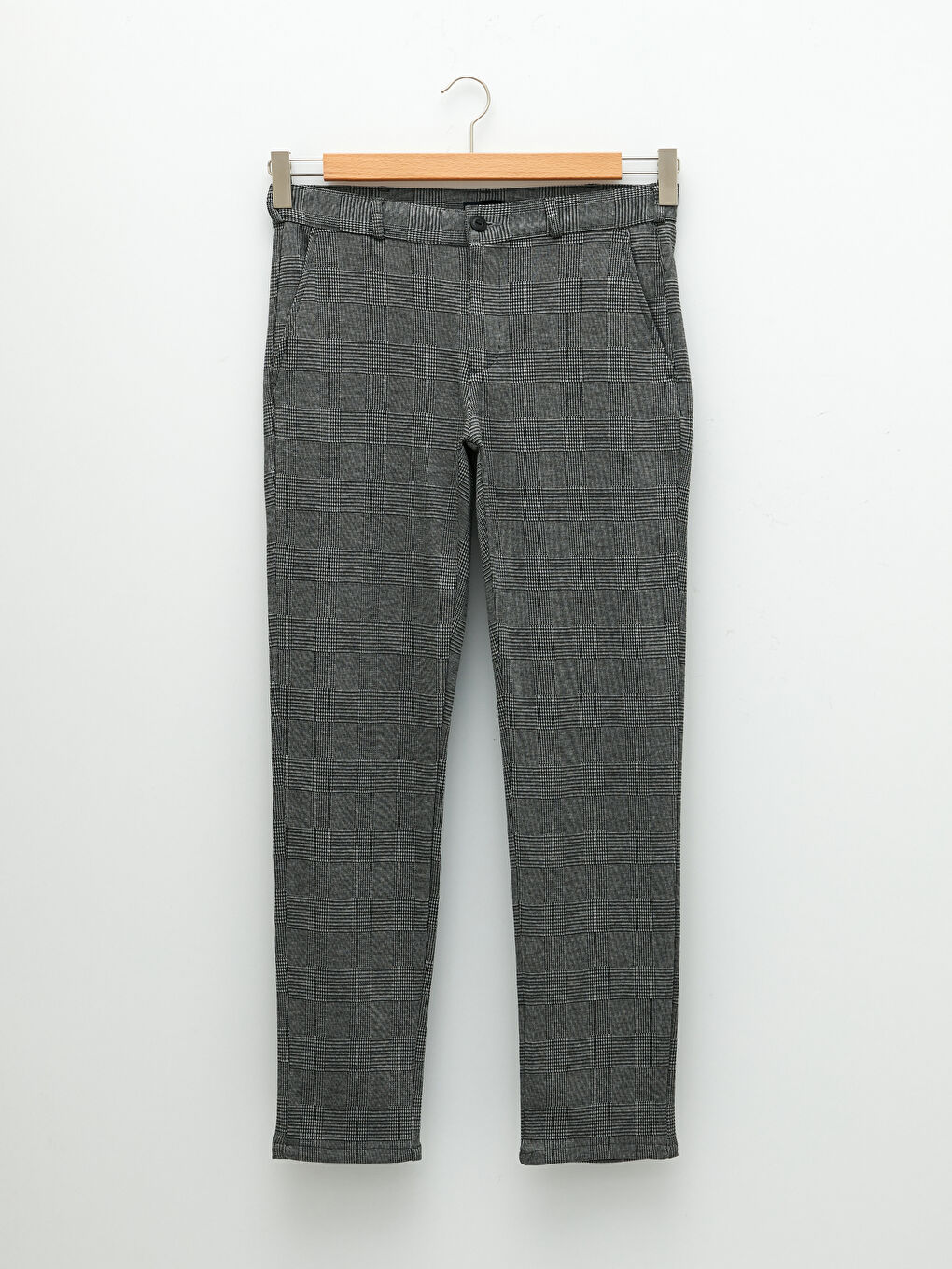 Gri Slim Fit Erkek Pantolon-5