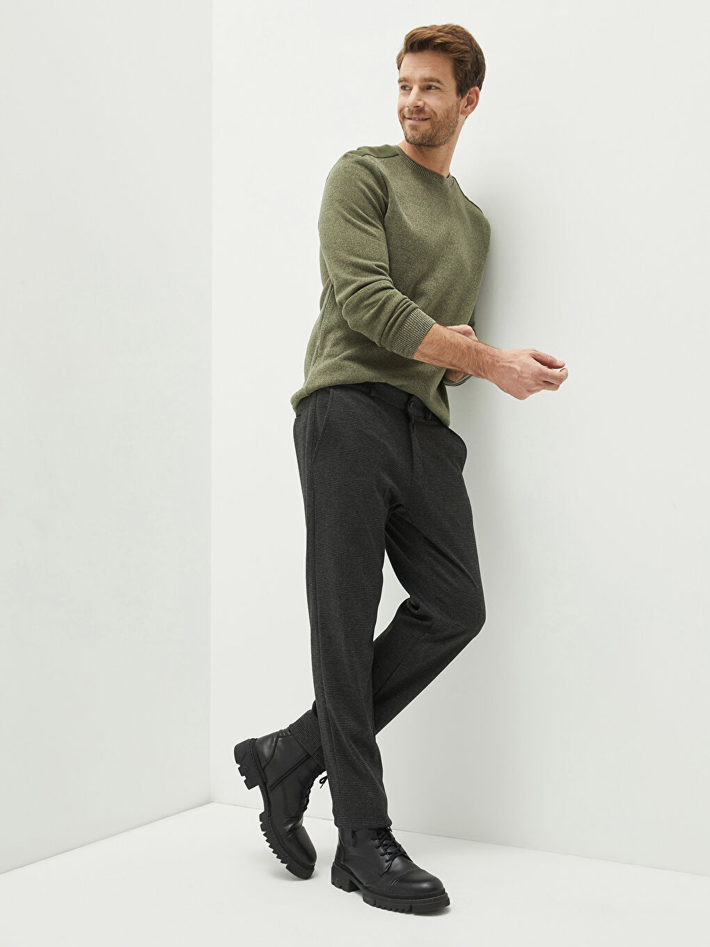 Slim Fit Men's Trousers-1