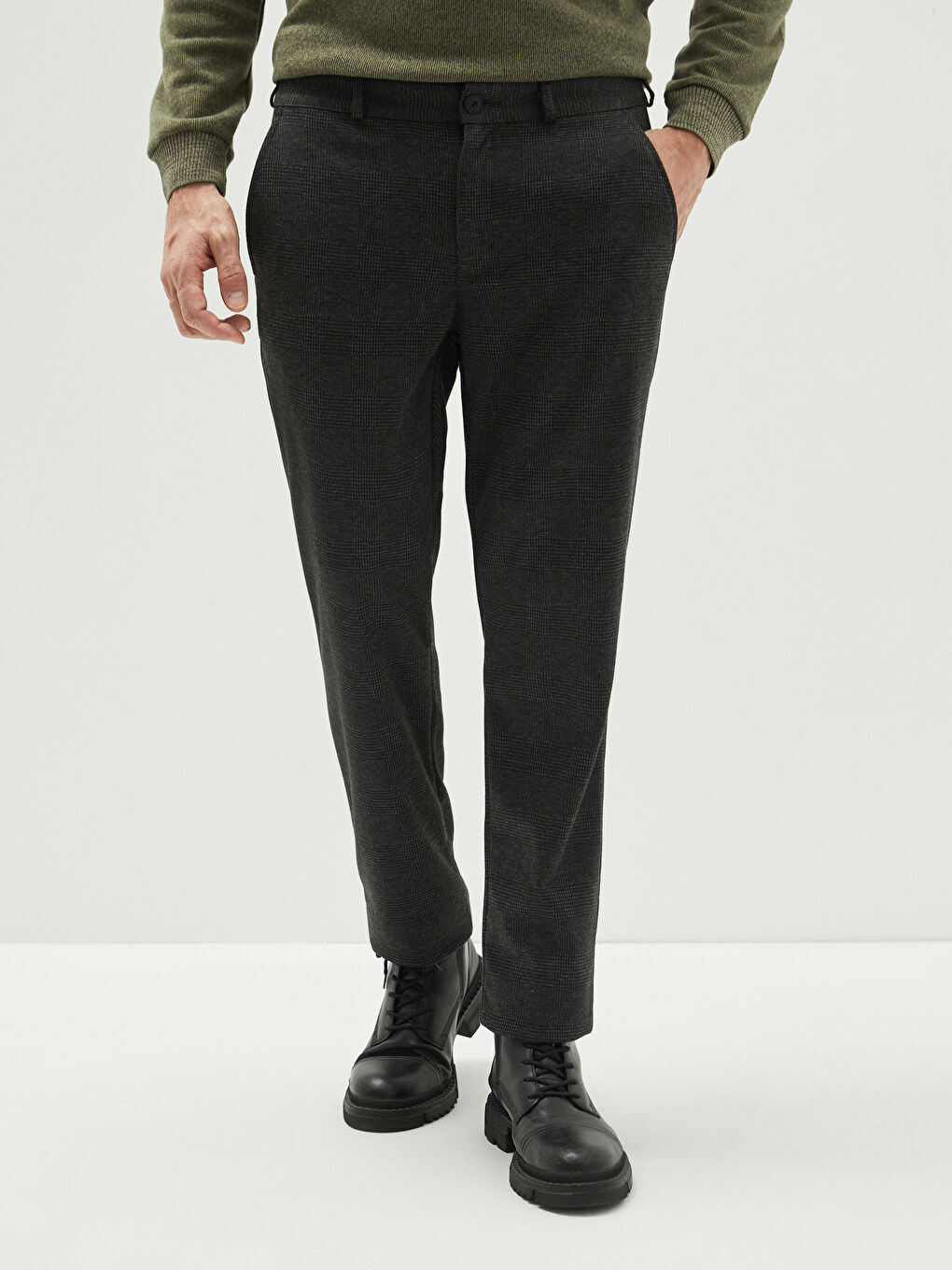Slim Fit Men's Trousers-3