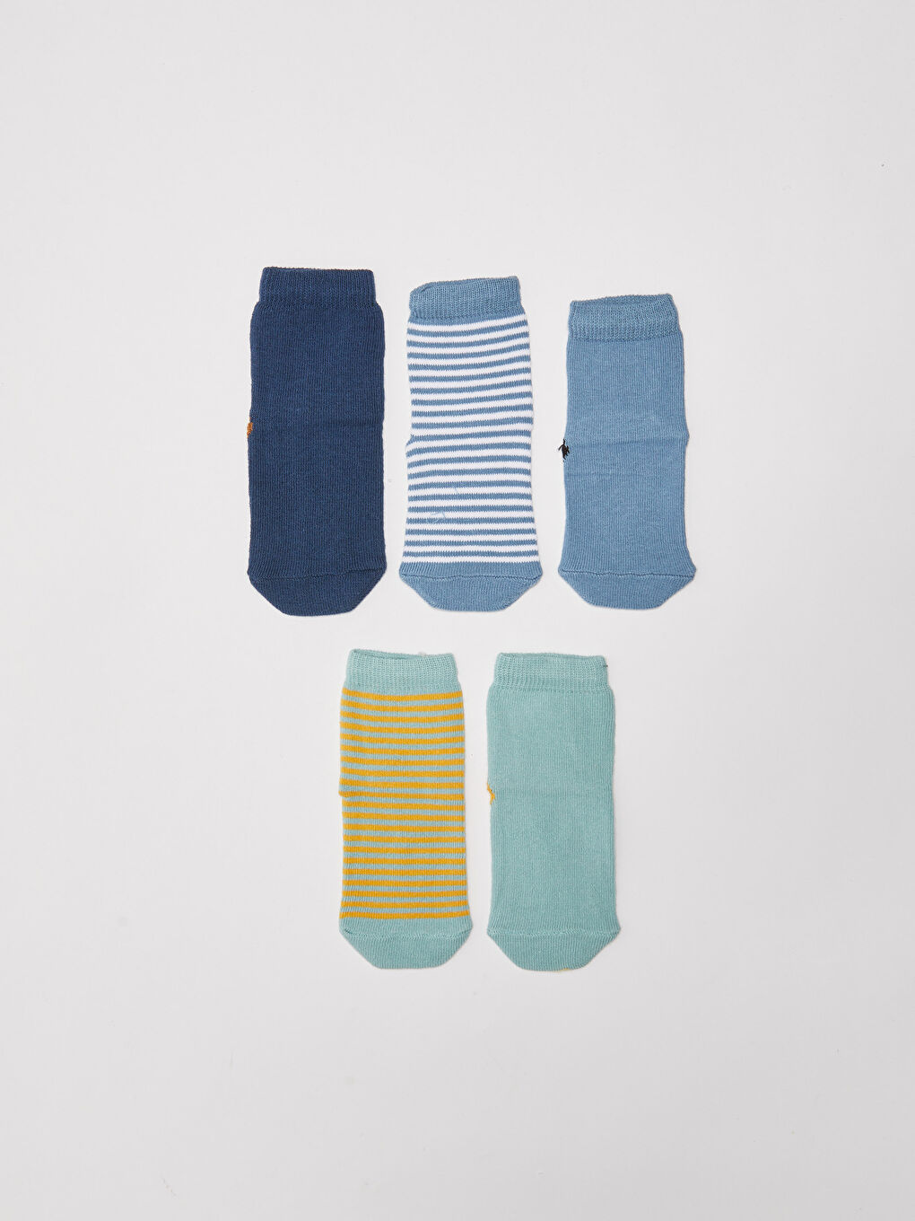 LCW baby Striped Baby Boys' Ankle Socks 5 Pack -W17454Z1-U1H