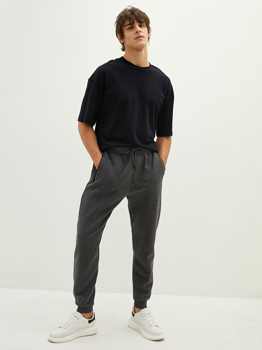 XSIDE Slim Fit Men's Thick Jogger Sweatpants -W17496Z8-L8N