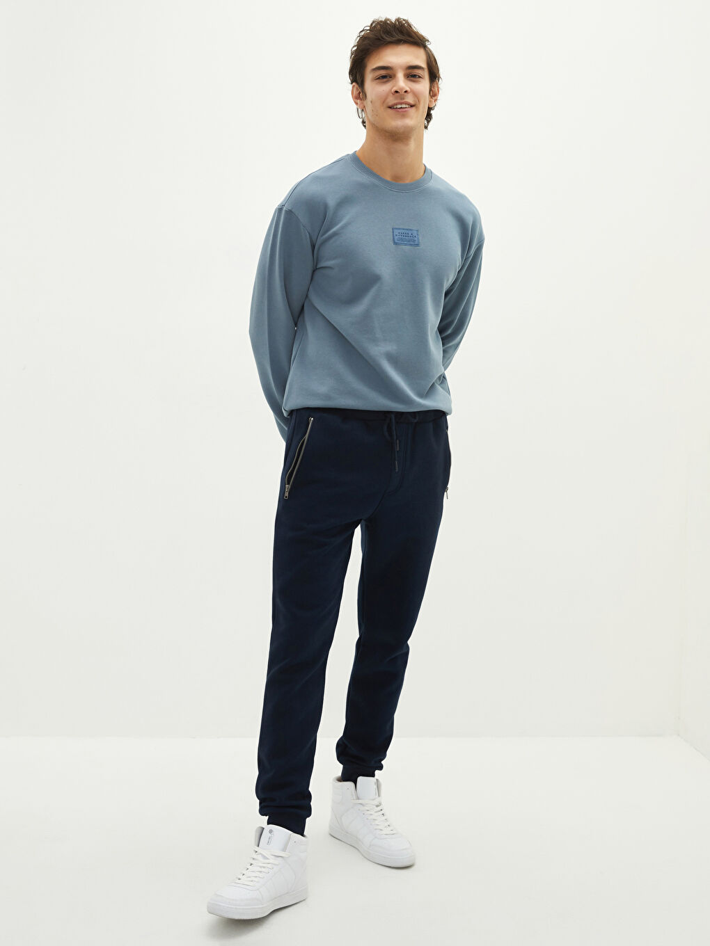 XSIDE Slim Fit Men's Thick Jogger Sweatpants -W17496Z8-PGV