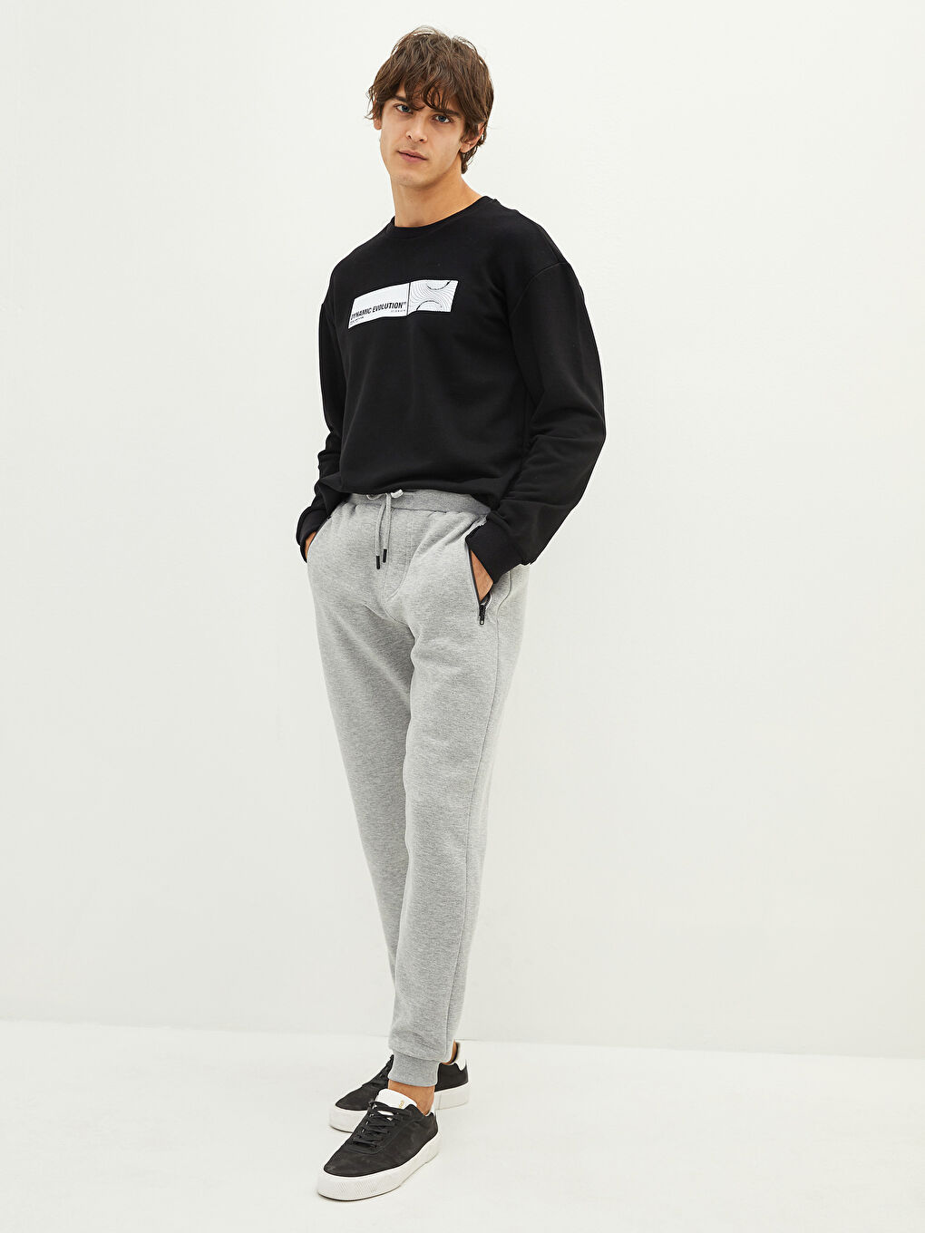 Slim Fit Men's Thick Jogger Sweatpants-1