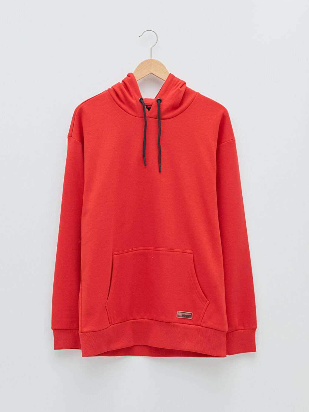 LCW Casual Kırmızı Uzun Kollu Erkek Hoodie - 5