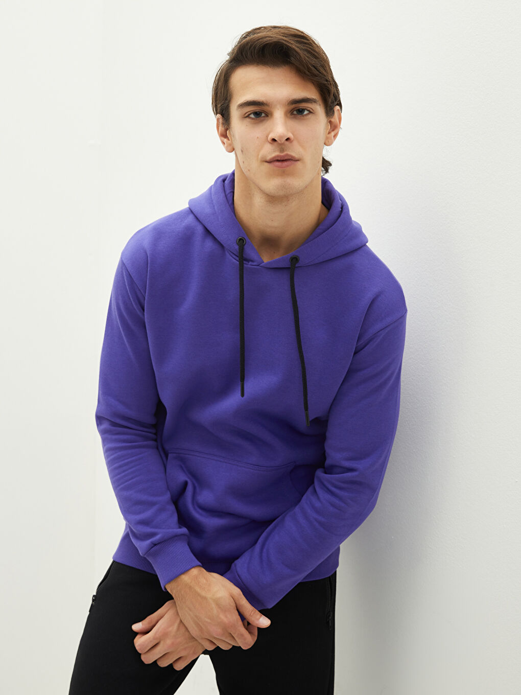 Long Sleeve Men's Thick Hoodie-1