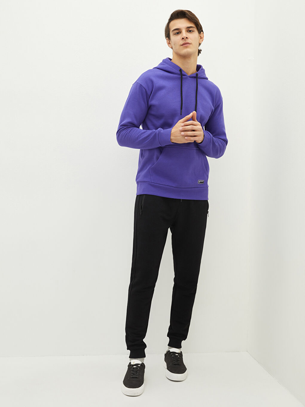 Long Sleeve Men's Thick Hoodie-2