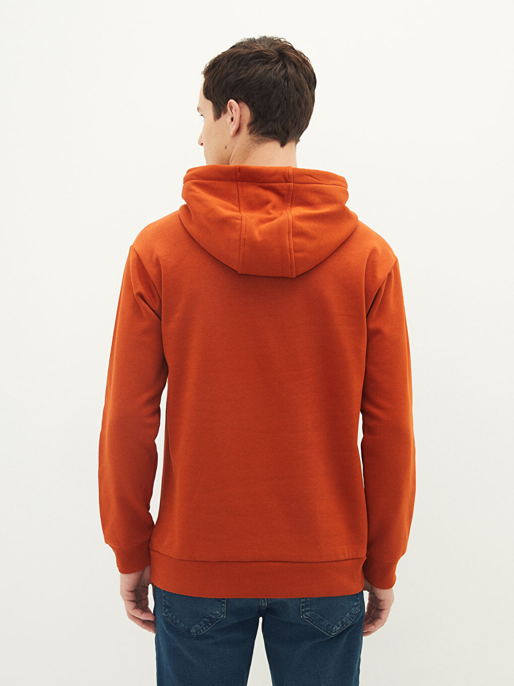 Long Sleeve Men's Thick Hoodie-4