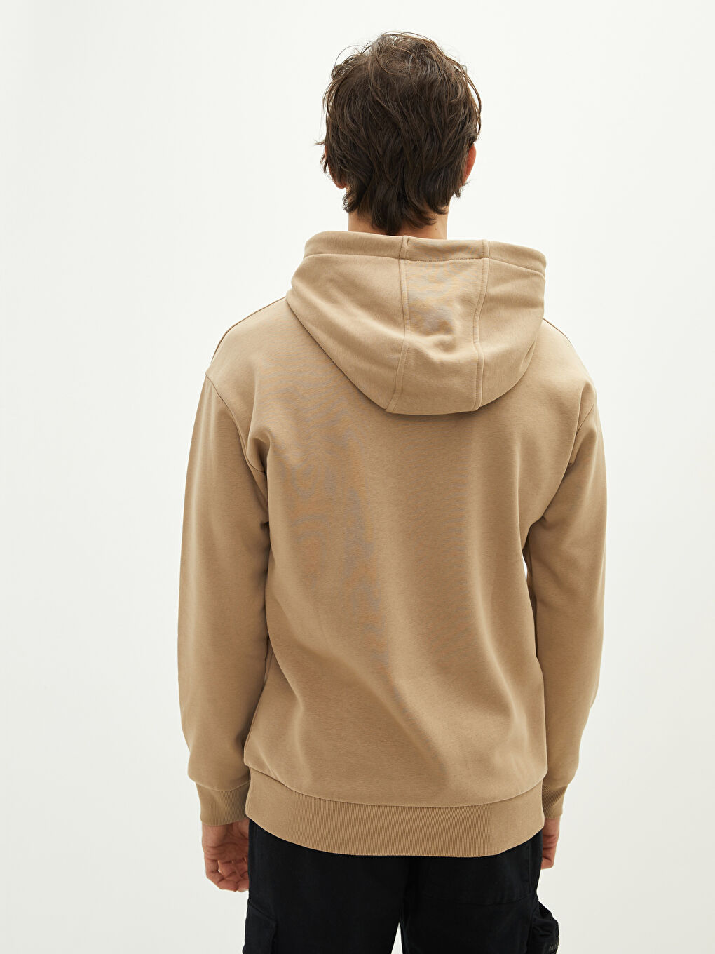 Sweatshirt à Capuche Épais pour Hommes à Manches Longues-4