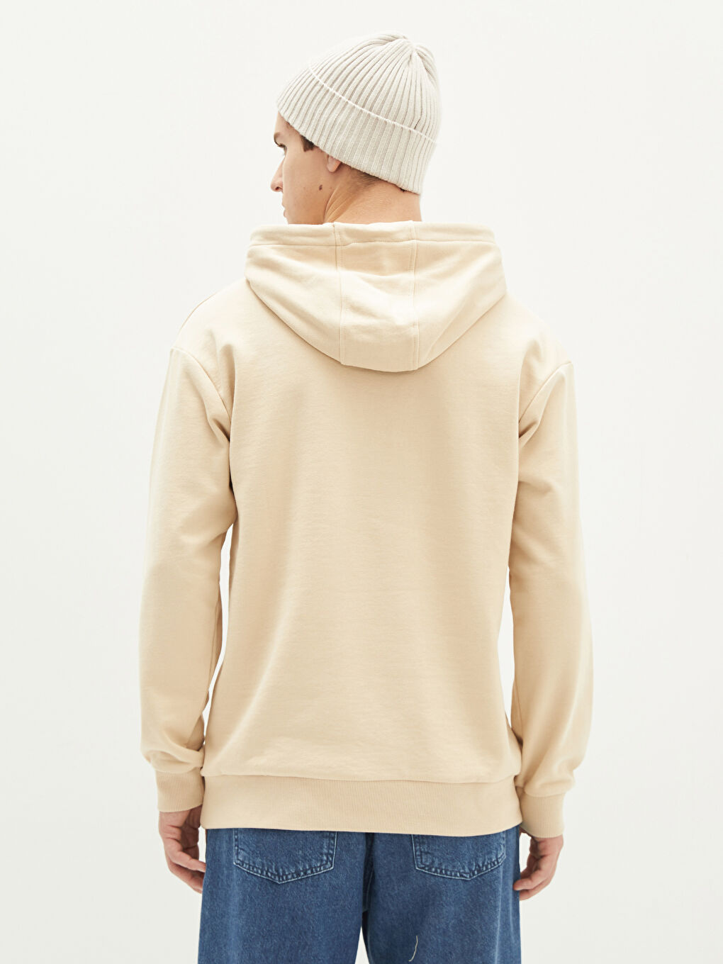 Long Sleeve Men's Thick Hoodie-4