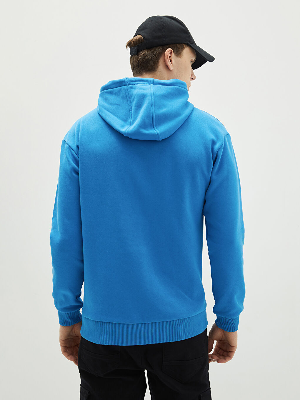 Long Sleeve Men's Thick Hoodie-4