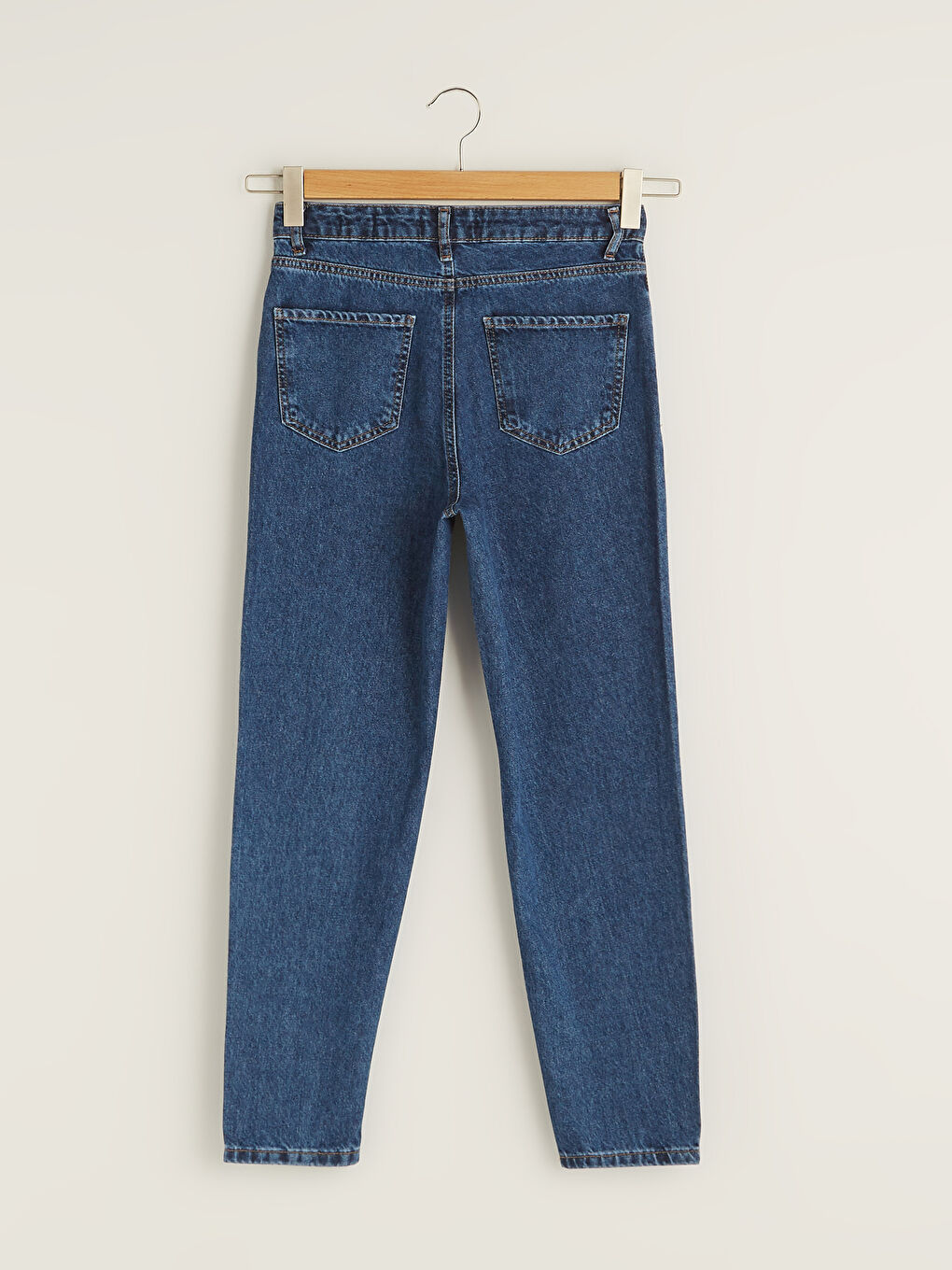 LCW Jeans Jean en Denim Rodeo Taille Haute Coupe Maman Détail Poches pour Femmes -W17550Z8-507