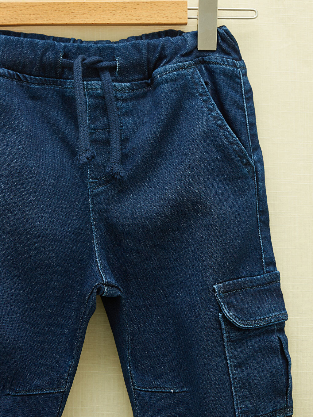 Jean Jogger Basique à Taille Élastique pour Bébé Garçon-1