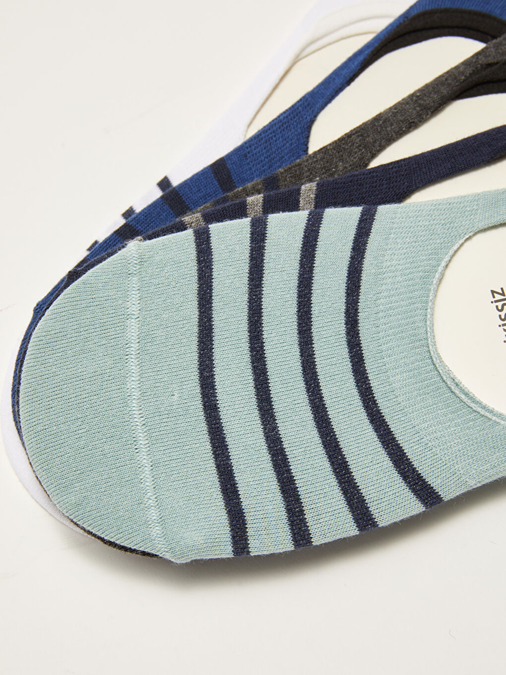 Karışık Çizgili Erkek Babet Çorap 5'li-2