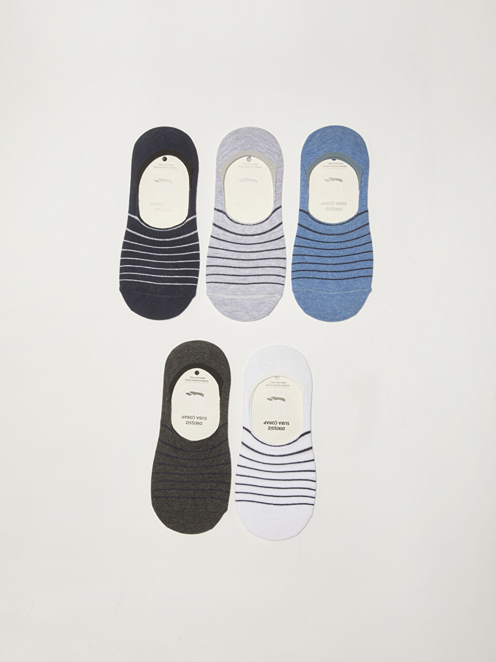 LCW ACCESSORIES Gestreifte Herren-Ballettsocken 3er-Pack -W17610Z8-K00