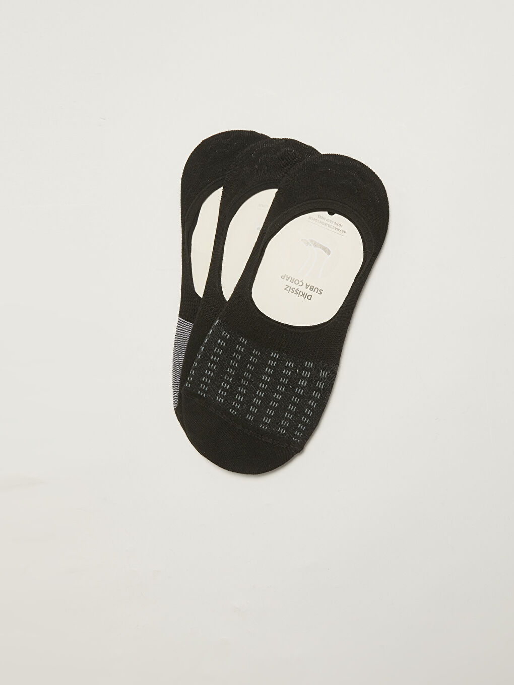 Gemusterte Herren-Bambus-Ballettsocken 3er-Pack