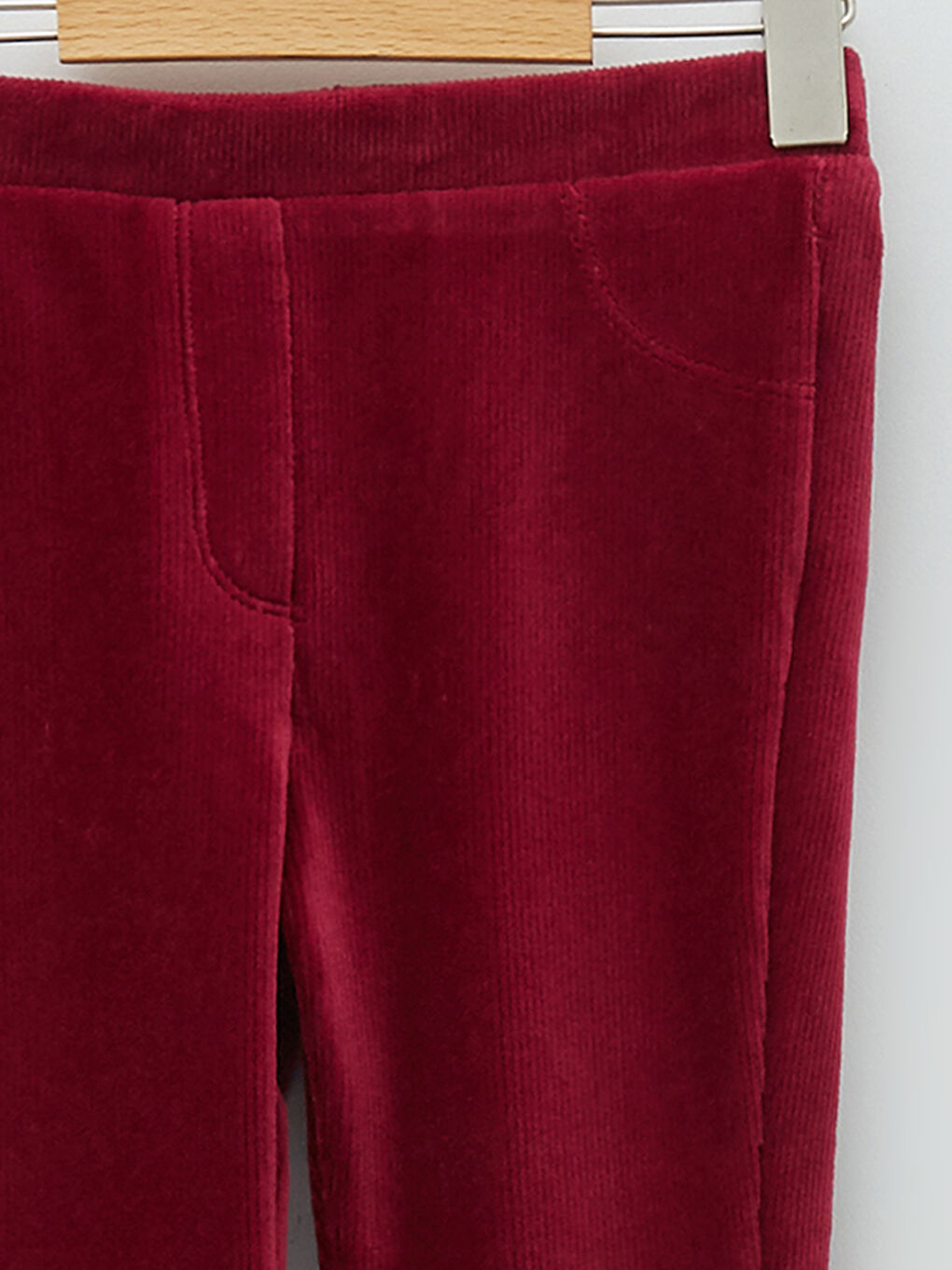 LCW baby Elastic Waist Basic Velvet Baby Girl Tights -W17703Z1-HFM