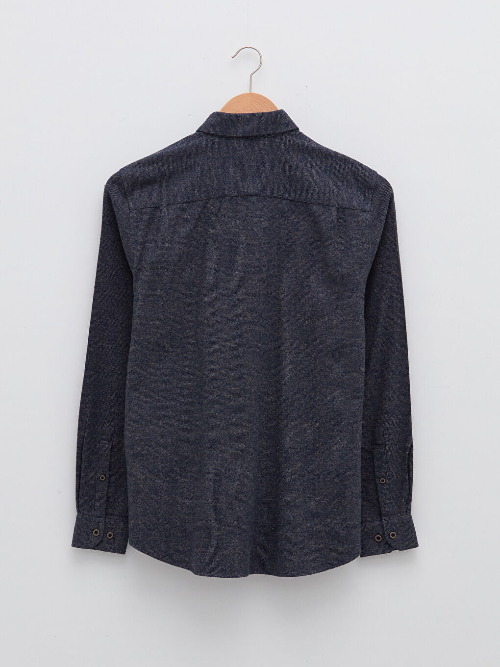 Bej Regular Fit Uzun Kollu Erkek Gömlek-8