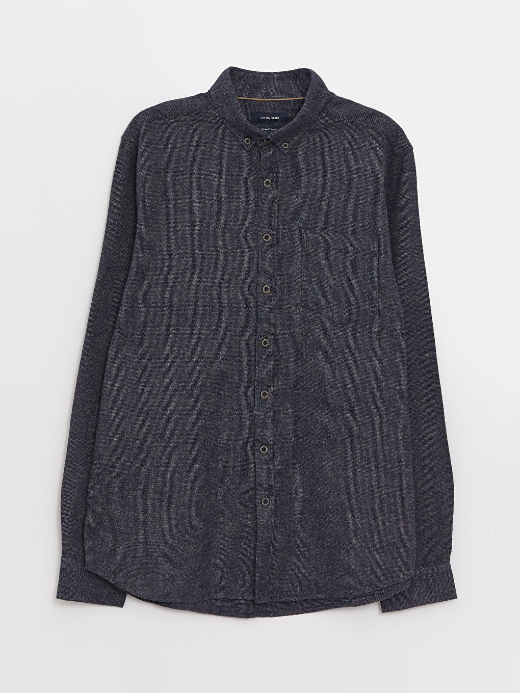 Bej Regular Fit Uzun Kollu Erkek Gömlek-5