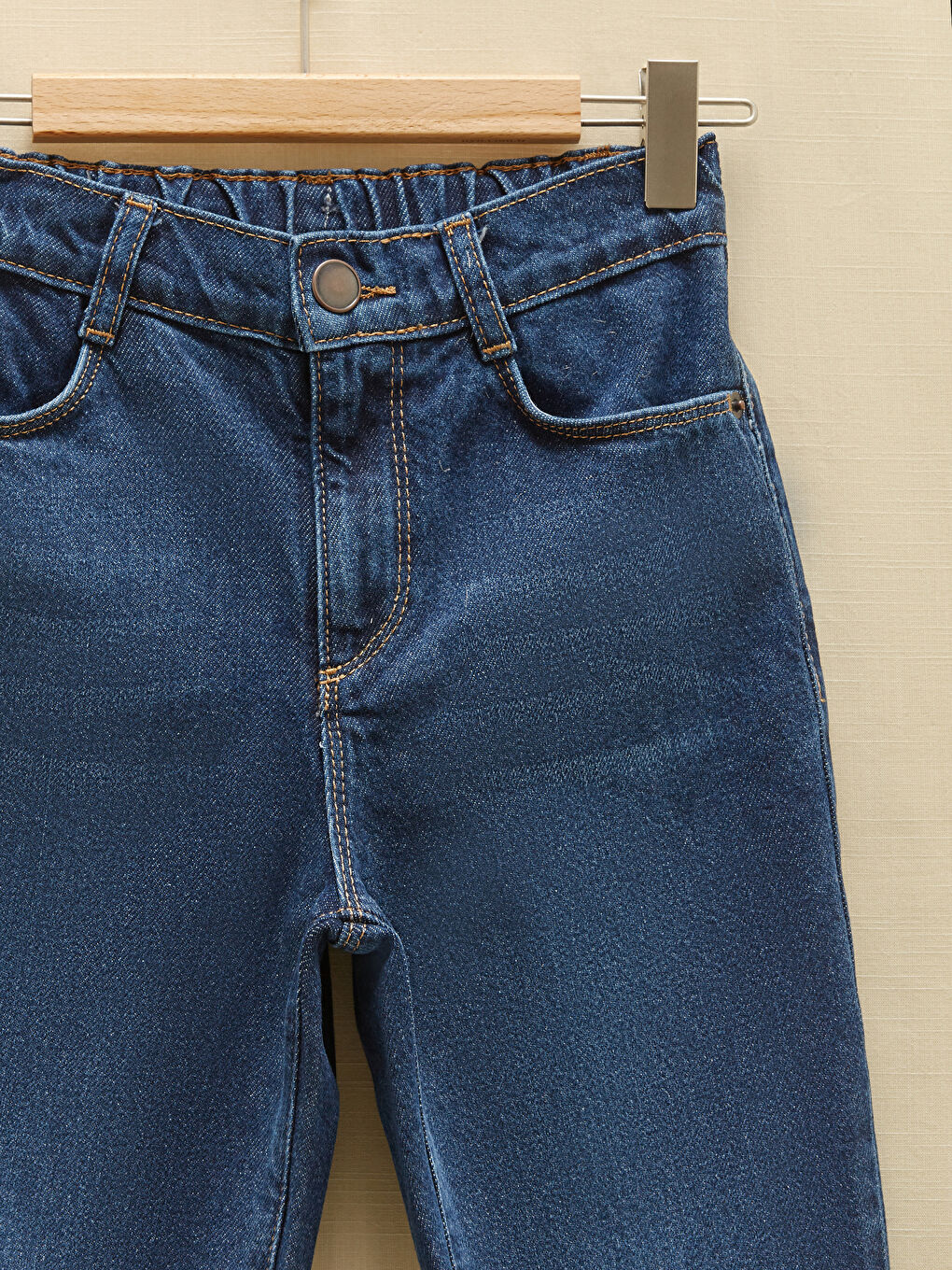 LCW Kids Elasticated Waist Basic Girls' Jeans -W17793Z4-309