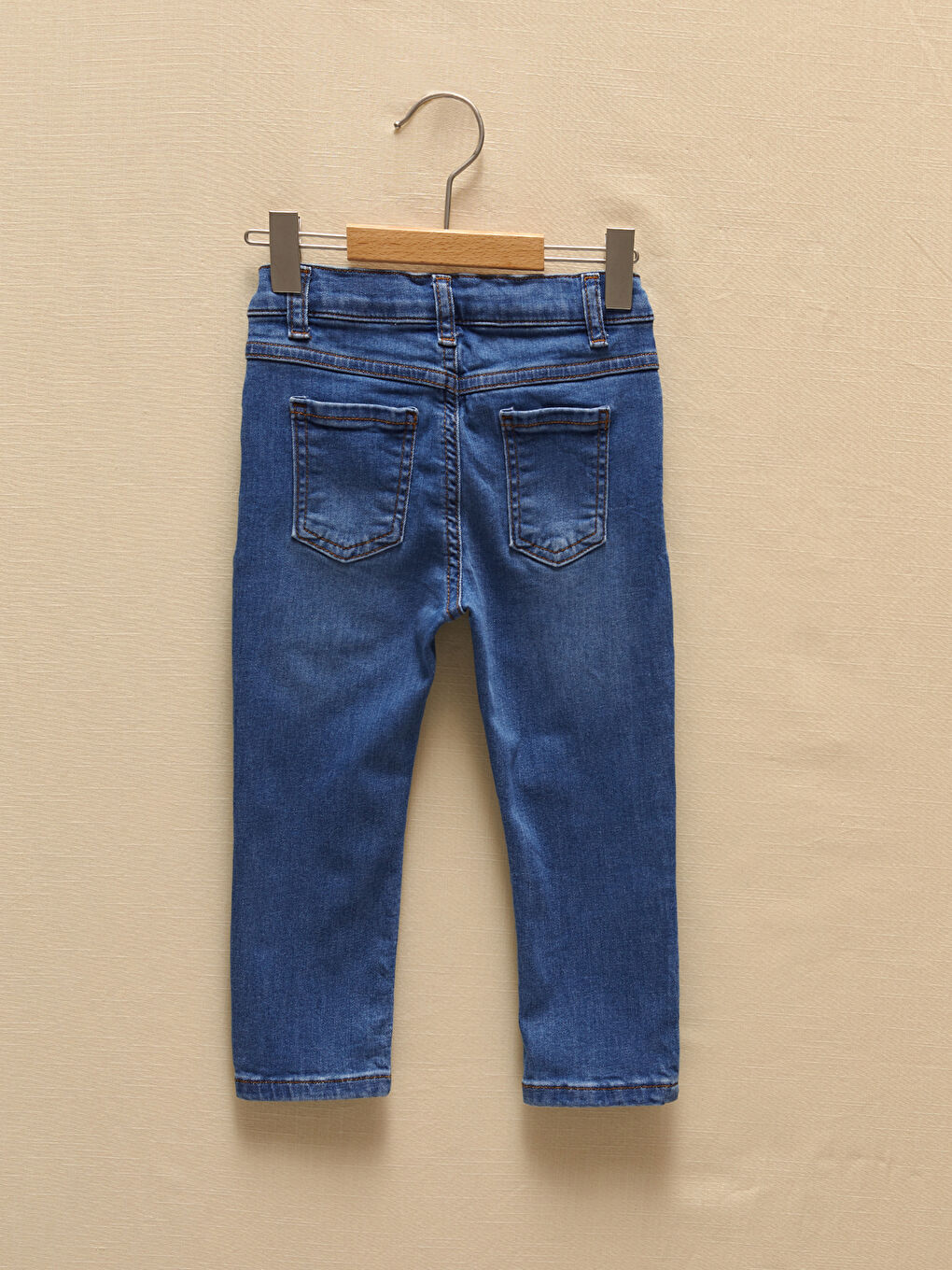 Өте тар пішімді негізгі ұл бала джинс шалбар-6