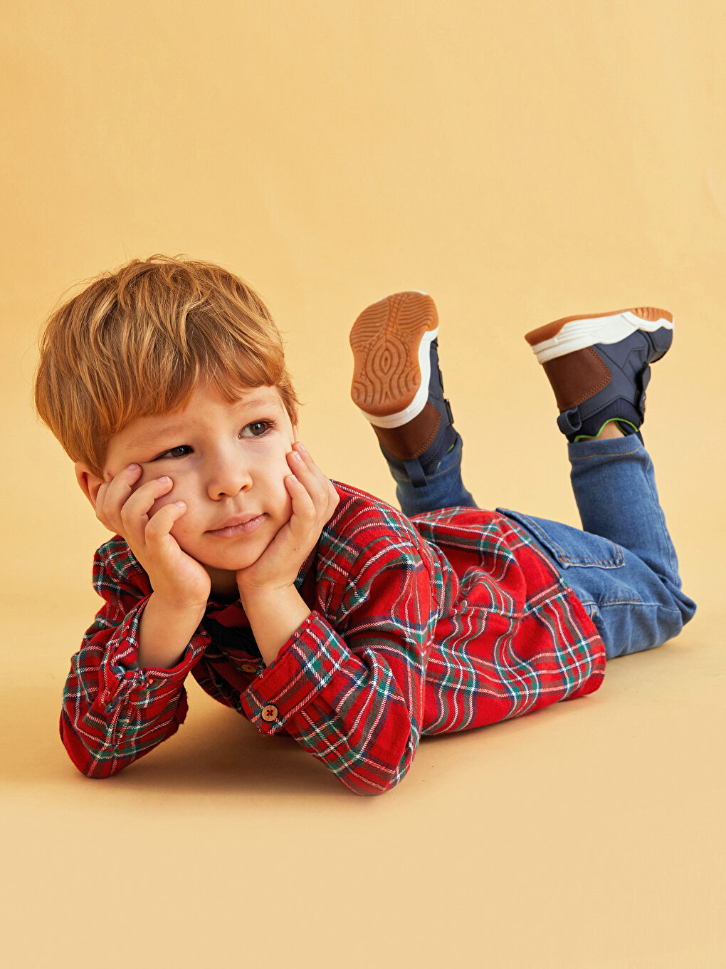 Өте тар пішімді негізгі ұл бала джинс шалбар-2